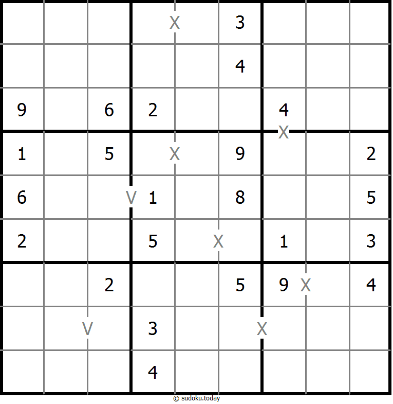 非全标XV数独 #18283