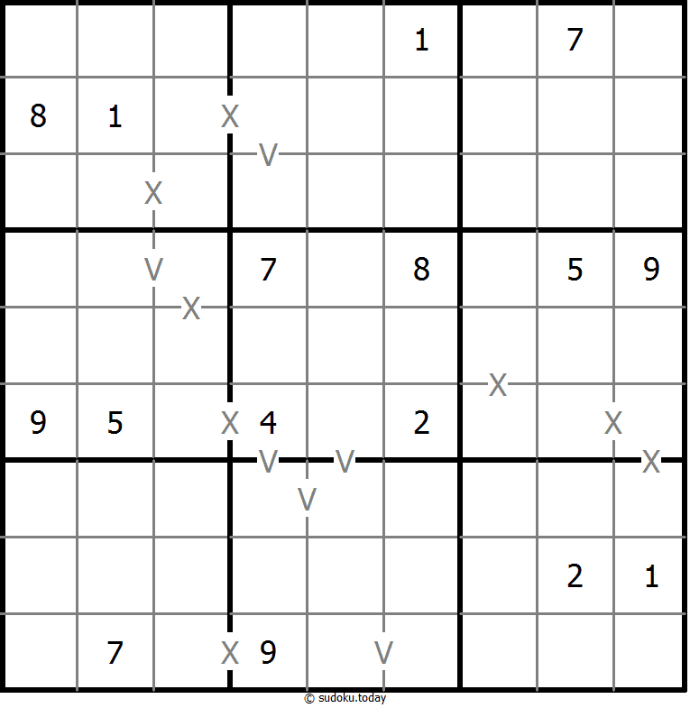 非全标XV数独 #18290