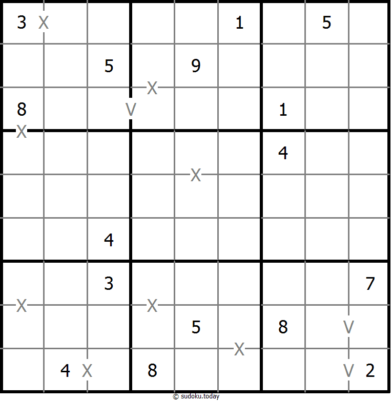 非全标XV数独 #18328
