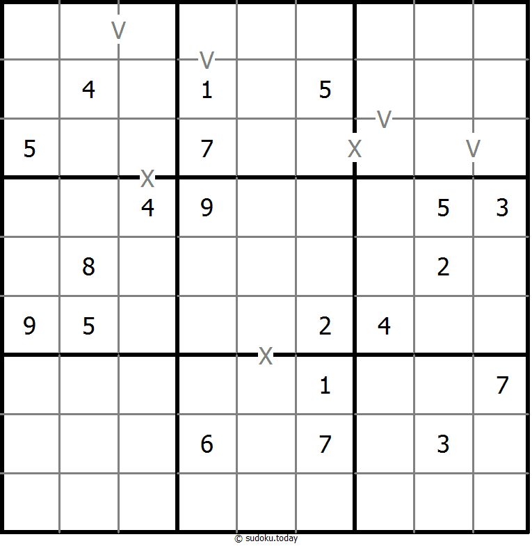 非全标XV数独 #18337