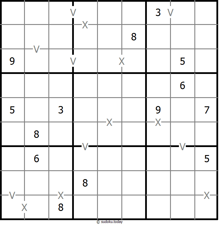 非全标XV数独 #18361