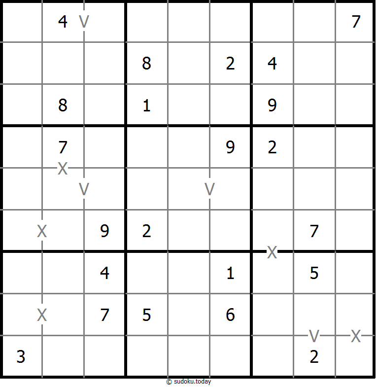非全标XV数独 #18381