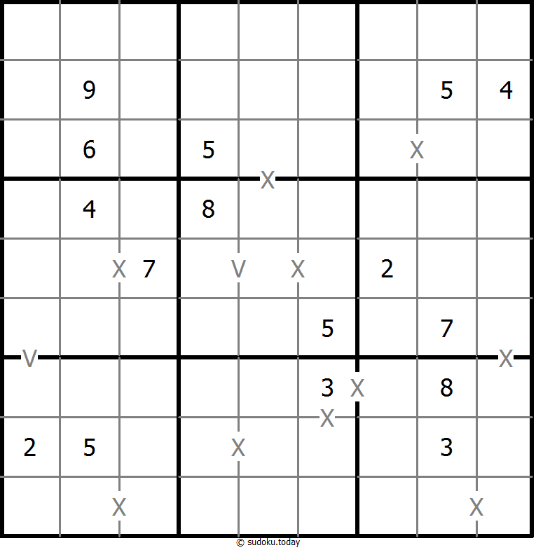 非全标XV数独 #18391