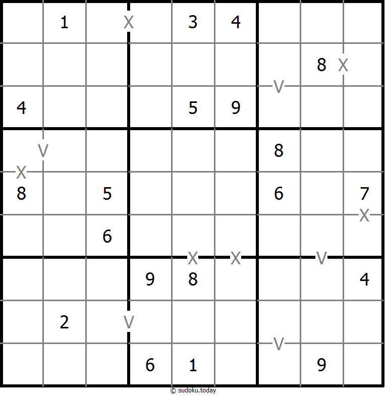 非全标XV数独 #18407