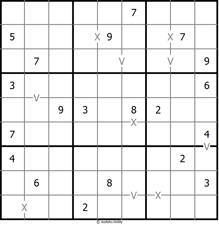 非全标XV数独 #18422