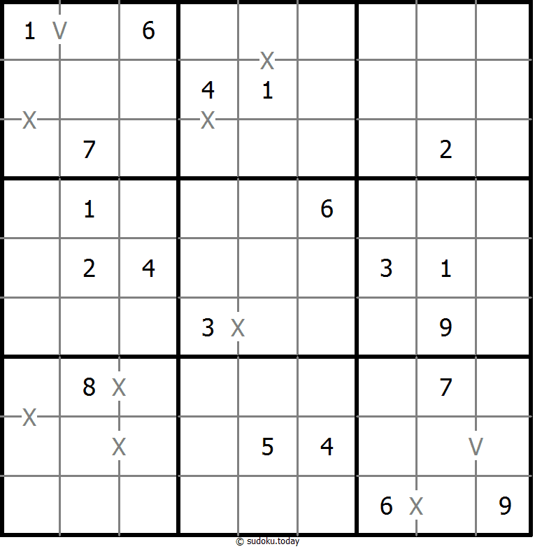 非全标XV数独 #18437