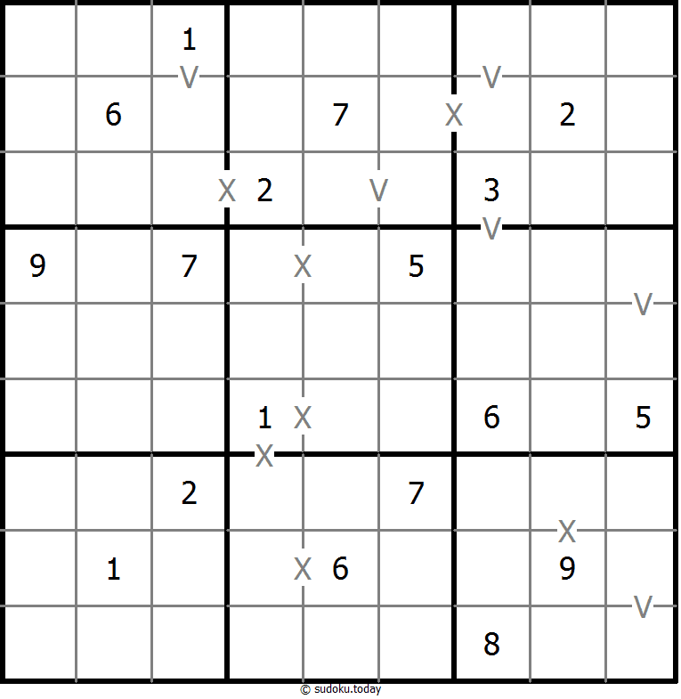 非全标XV数独 #18447