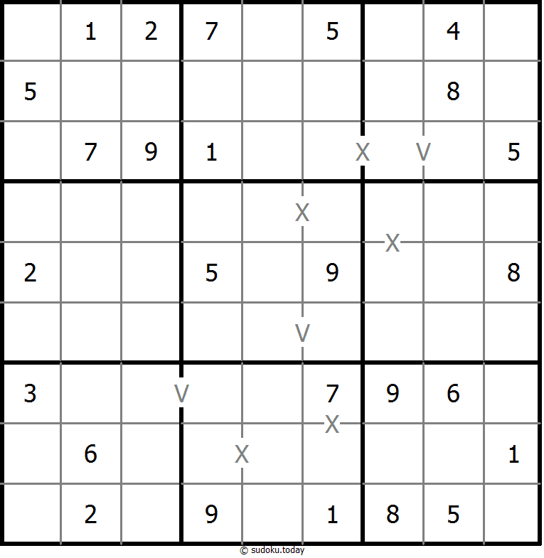 非全标XV数独 #18449