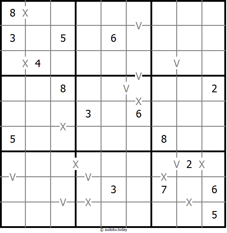 非全标XV数独 #18450
