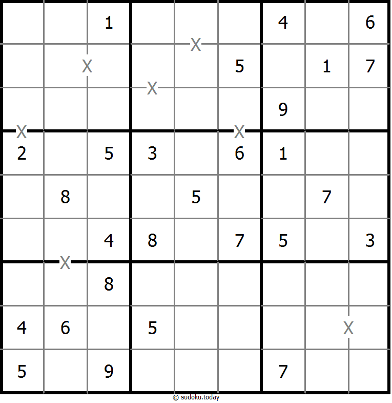 非全标XV数独 #18458
