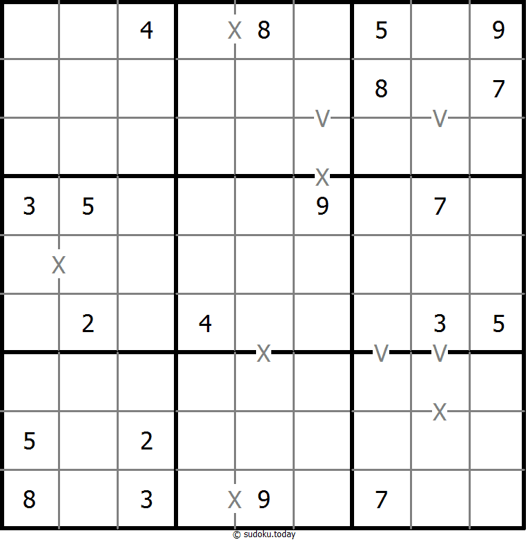 非全标XV数独 #18471