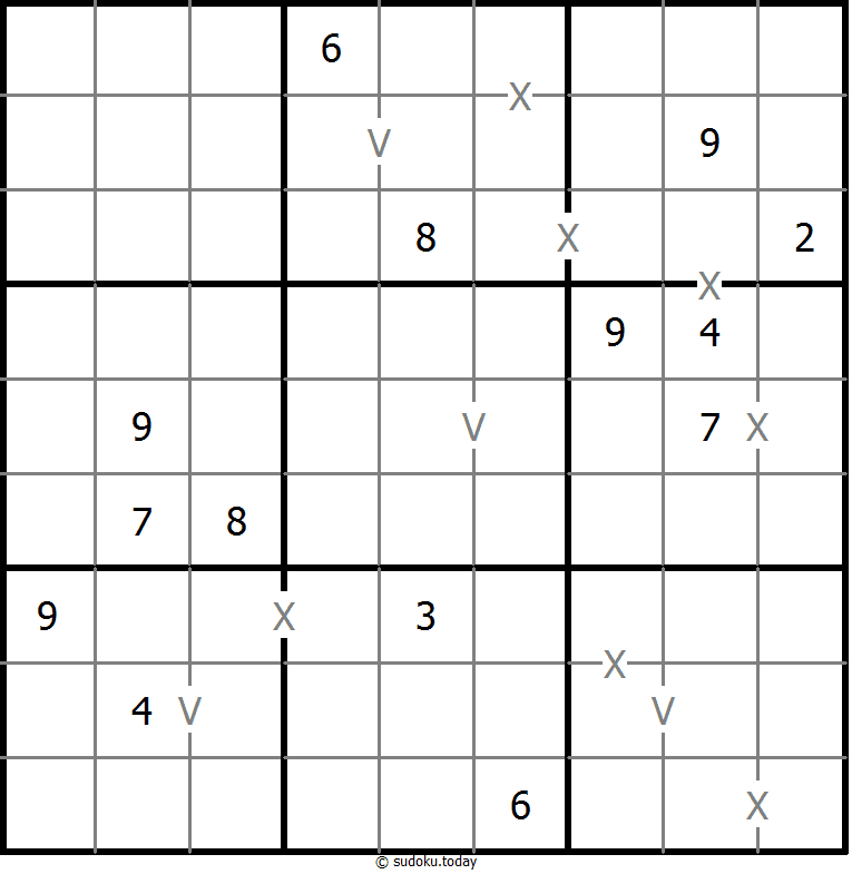 非全标XV数独 #18473