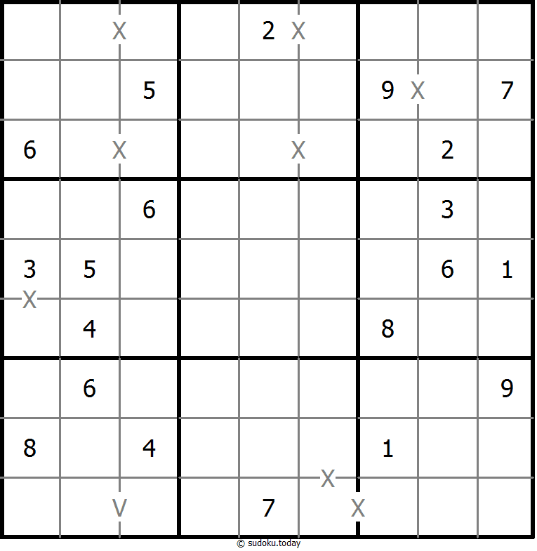 非全标XV数独 #18480