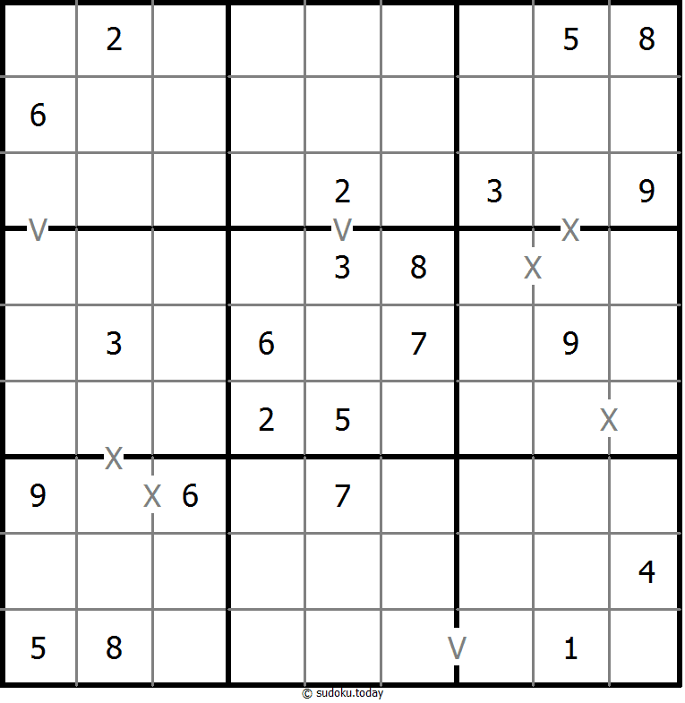 非全标XV数独