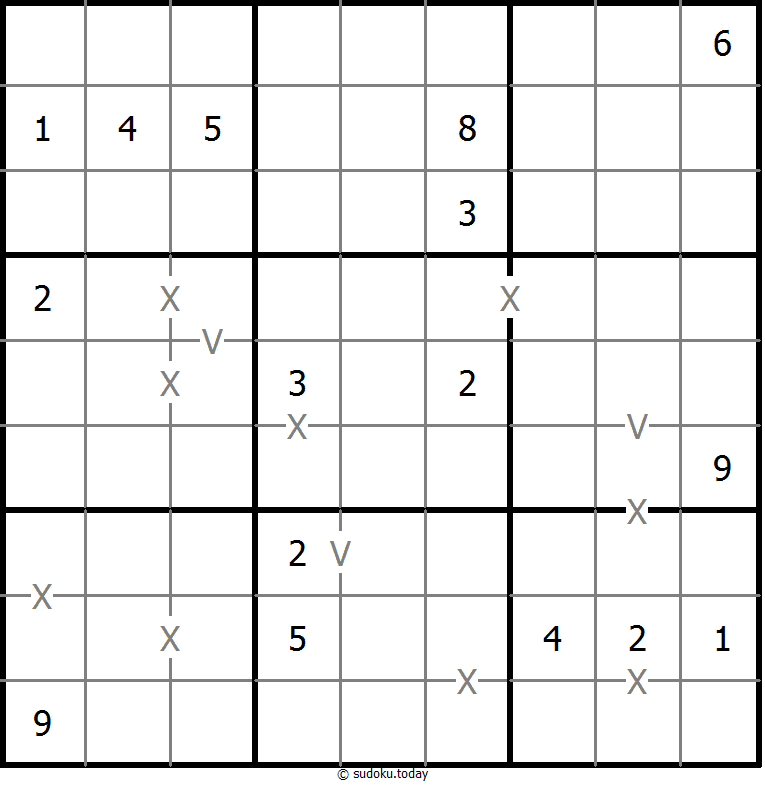 非全标XV数独 #18490