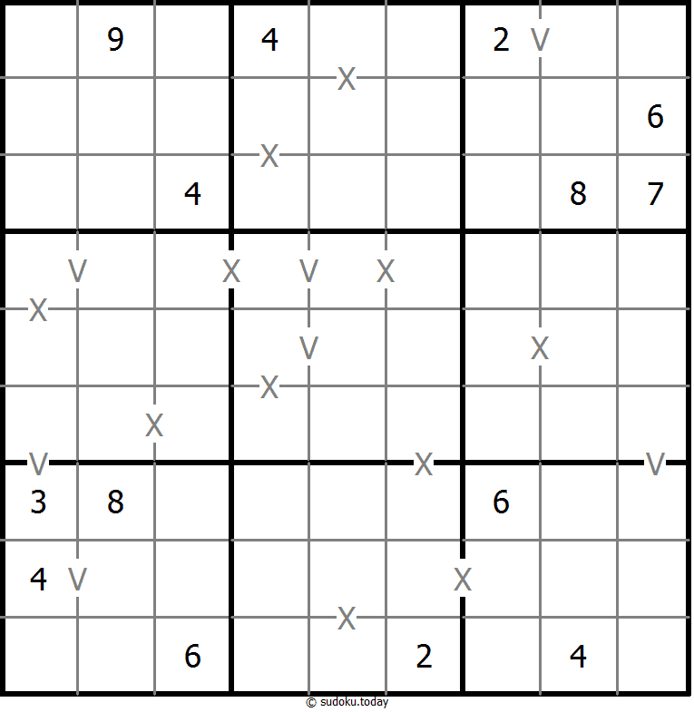 非全标XV数独 #18497