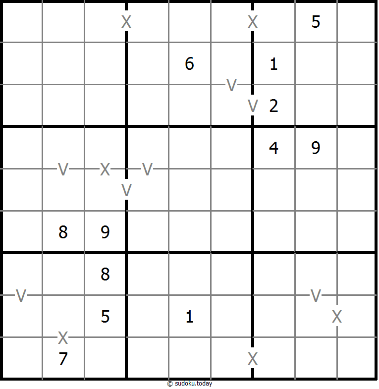 XV Sudoku 2025年11月11日
