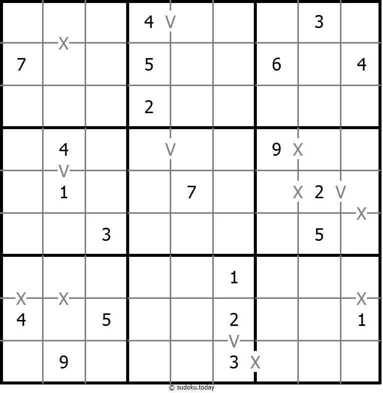 非全标XV数独 #18534