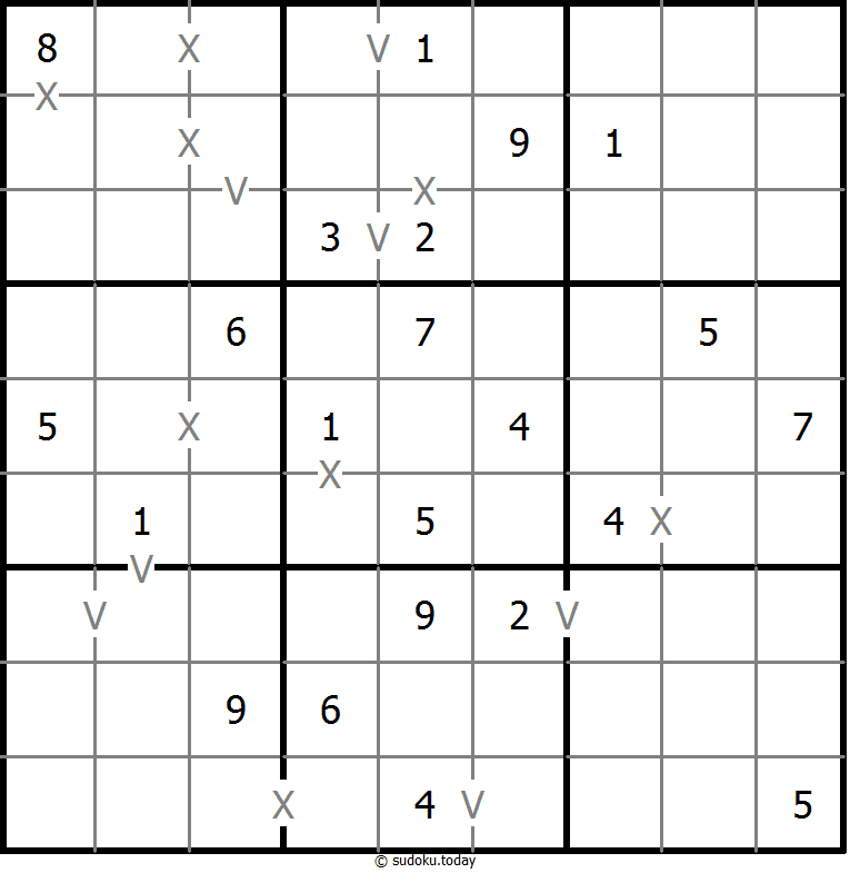 非全标XV数独 #18541