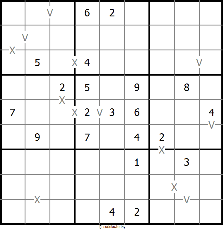 非全标XV数独 #18592