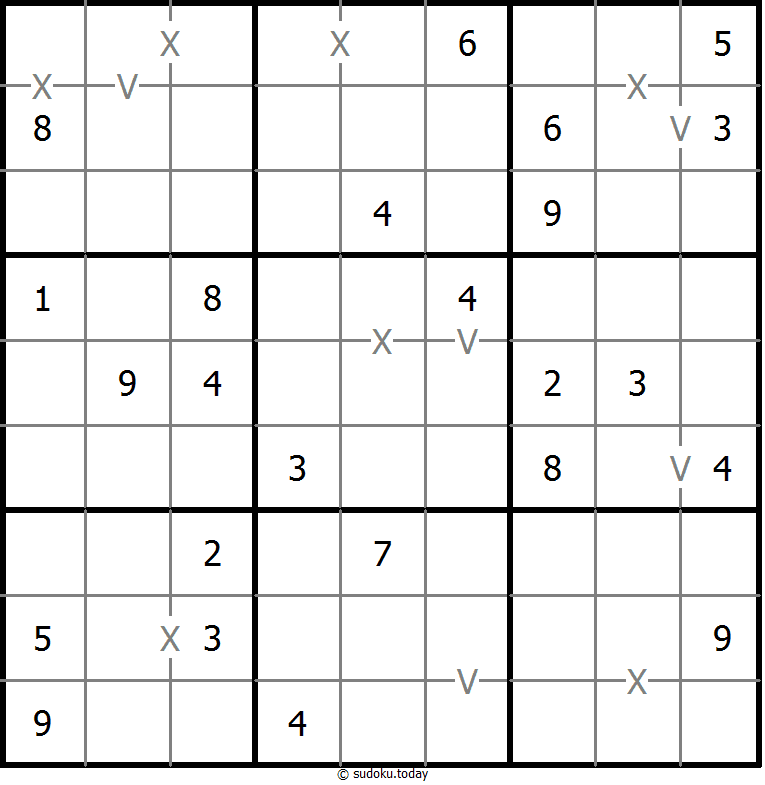 非全标XV数独 #18670