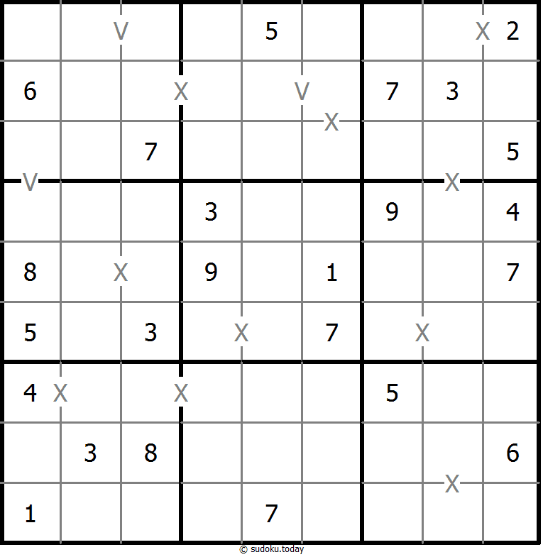 非全标XV数独 #18671