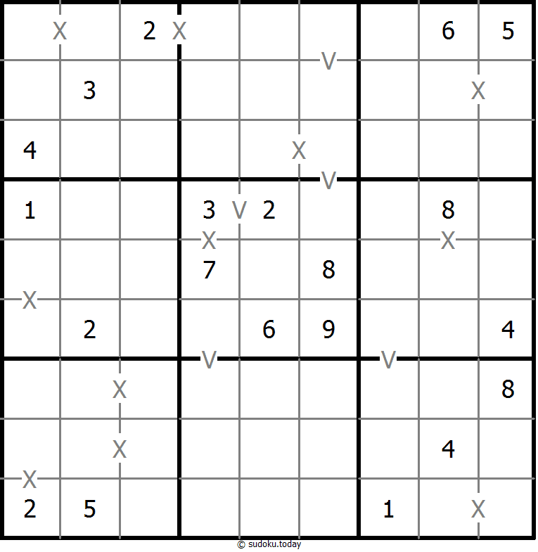 非全标XV数独 #18674