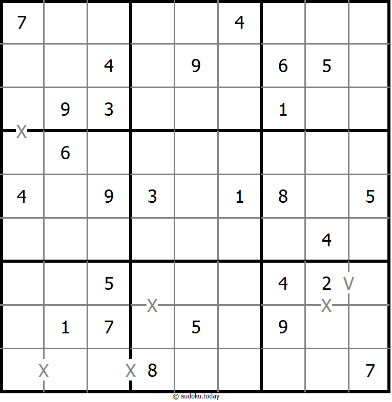 XV Sudoku 2025年12月06日