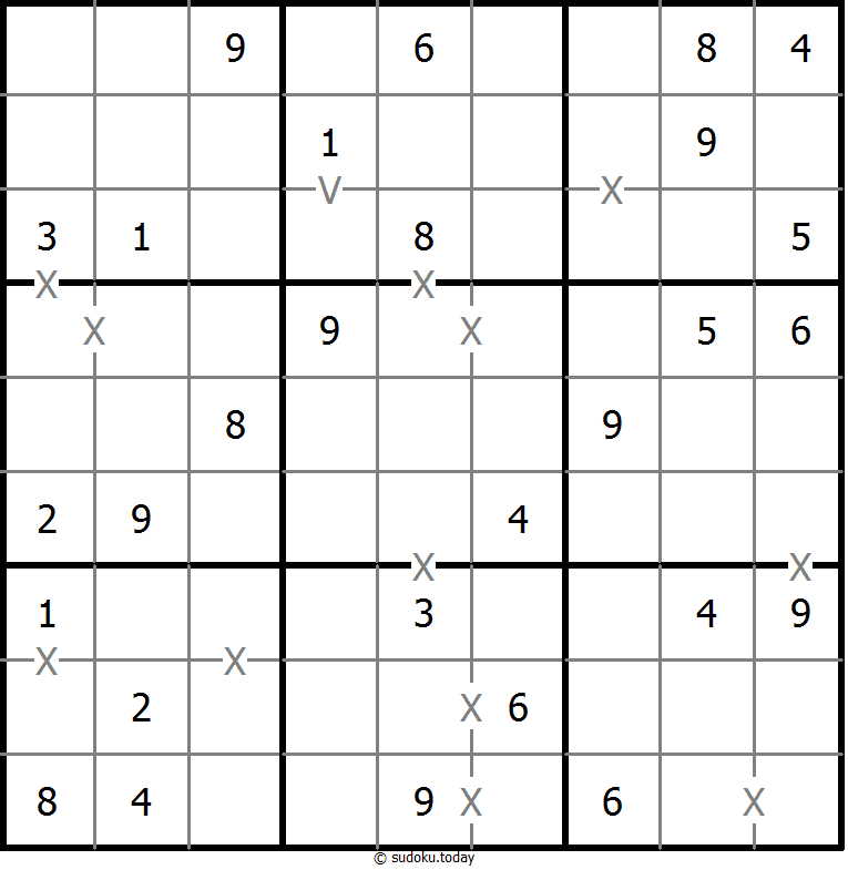 非全标XV数独 #18680