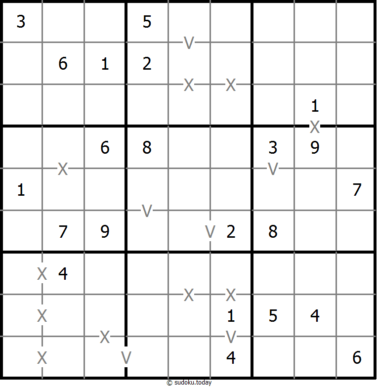 非全标XV数独 #18682