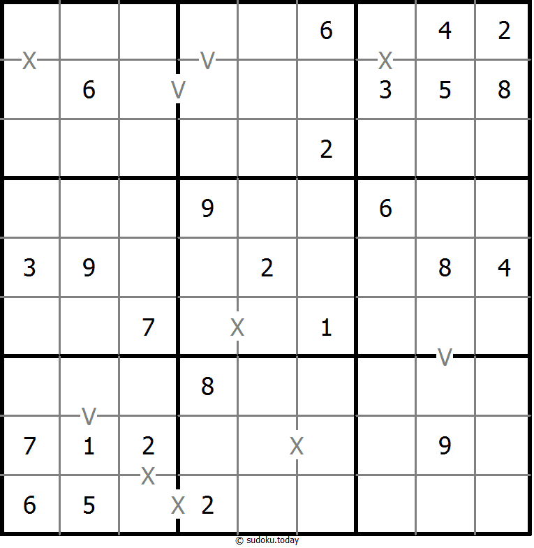 非全标XV数独 #18689