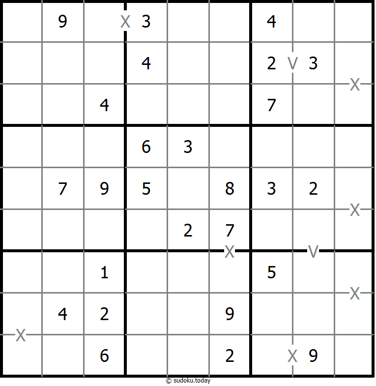 非全标XV数独 #20353