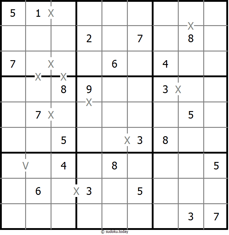 非全标XV数独 #20355