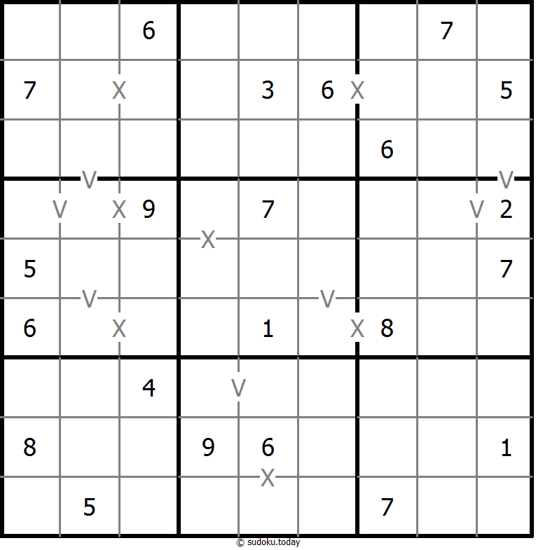 非全标XV数独 #20368